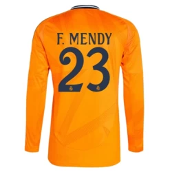 Real Madrid Fußballtrikot 2024-25 F.Mendy #23 Auswärtstrikot Herren Langarm