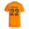 Real Madrid Fußballtrikot 2024-25 HP Antonio Rudiger #22 Auswärtstrikot Herren