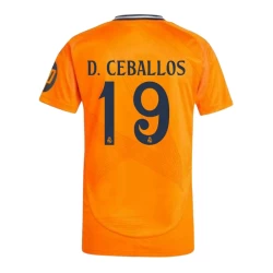 Real Madrid Fußballtrikot 2024-25 HP D. Ceballos #19 Auswärtstrikot Herren