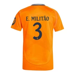 Real Madrid Fußballtrikot 2024-25 HP E.Militao #3 Auswärtstrikot Herren