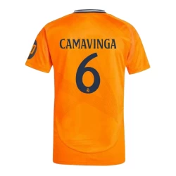 Real Madrid Fußballtrikot 2024-25 HP Eduardo Camavinga #6 Auswärtstrikot Herren