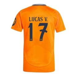 Real Madrid Fußballtrikot 2024-25 HP Lucas V. #17 Auswärtstrikot Herren