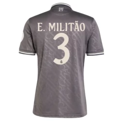 Real Madrid Fußballtrikot E.Militao #3 2024-25 HP Ausweichtrikot Herren