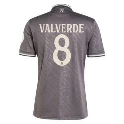 Real Madrid Fußballtrikot Federico Valverde #8 2024-25 HP Ausweichtrikot Herren