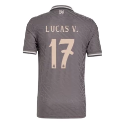 Real Madrid Fußballtrikot Lucas V. #17 2024-25 Ausweichtrikot Herren