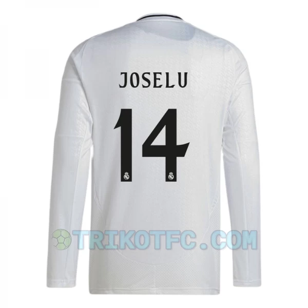 Real Madrid Joselu #14 Fußballtrikots 2024-25 Heimtrikot Herren Langarm