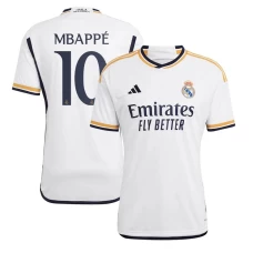 Real Madrid Kylian Mbappé #10 Fußballtrikot 2023-24 Heimtrikot Herren