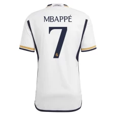 Real Madrid Kylian Mbappé #7 Fußballtrikot 2023-24 Heimtrikot Herren