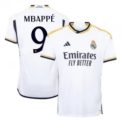 Real Madrid Kylian Mbappé #9 Fußballtrikots 2023-24 Heimtrikot Herren