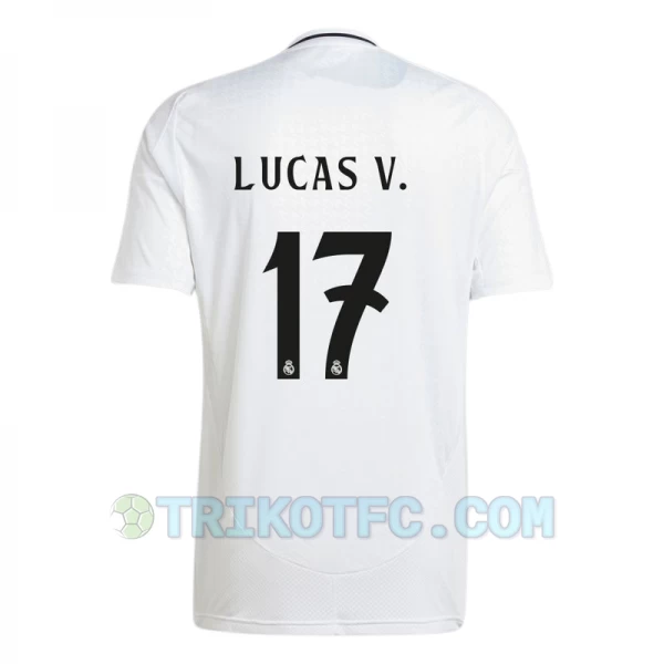 Real Madrid Lucas V. #17 Fußballtrikots 2024-25 Heimtrikot Herren