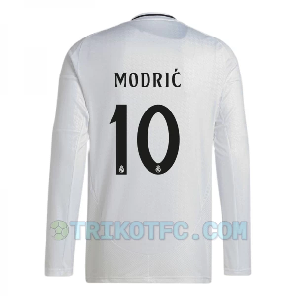 Real Madrid Luka Modrić #10 Fußballtrikots 2024-25 Heimtrikot Herren Langarm