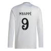 Real Madrid Mbappe #9 Fußballtrikot 2024-25 Heimtrikot Herren Langarm