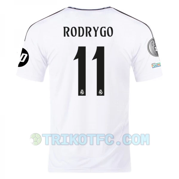 Real Madrid Rodrygo #11 Fußballtrikots 2024-25 HP Heimtrikot Herren