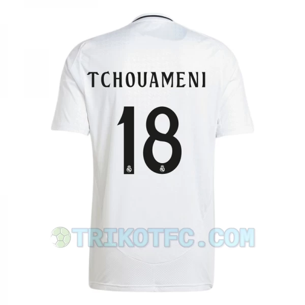Real Madrid Tchouameni #18 Fußballtrikots 2024-25 Heimtrikot Herren