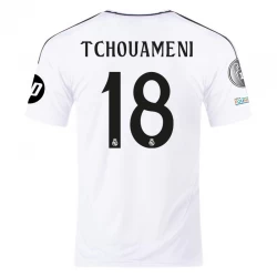 Real Madrid Tchouameni #18 Fußballtrikots 2024-25 HP Heimtrikot Herren