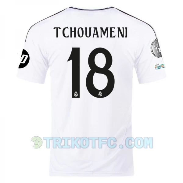 Real Madrid Tchouameni #18 Fußballtrikots 2024-25 HP Heimtrikot Herren