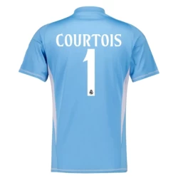 Real Madrid Thibaut Courtois #1 Fußballtrikot 2024-25 Torwart Heimtrikot Herren