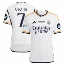 Real Madrid Vinicius Junior #7 Fußballtrikot 2023-24 Final London HP Heimtrikot Herren