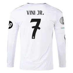 Real Madrid Vinicius Junior #7 Fußballtrikot 2024-25 HP Heimtrikot Herren Langarm