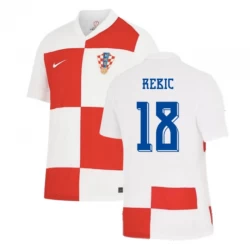 Rebic #18 Kroatien Fußballtrikots EM 2024 Heimtrikot Herren
