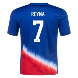 Reyna #7 USA Fußballtrikot Copa America 2024 Auswärtstrikot Herren