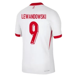 Robert Lewandowski #9 Polen Fußballtrikot EM 2024 Heimtrikot Herren