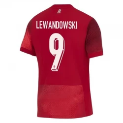 Robert Lewandowski #9 Polen Fußballtrikots EM 2024 Auswärtstrikot Herren