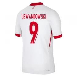 Robert Lewandowski #9 Polen Fußballtrikots EM 2024 Heimtrikot Herren