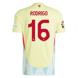 Rodrigo #16 Spanien Fußballtrikot EM 2024 Auswärtstrikot Herren