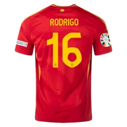 Rodrigo #16 Spanien Fußballtrikot EM 2024 Heimtrikot Herren