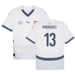 Rodriguez #13 Schweiz Fußballtrikot EM 2024 Auswärtstrikot Herren