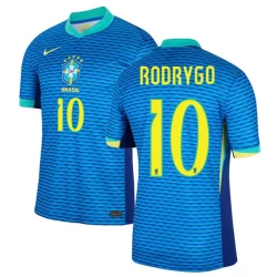 Rodrygo #10 Brasilien Fußballtrikot Copa America 2024 Auswärtstrikot Herren