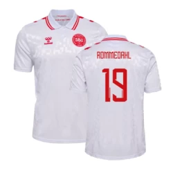 Rommedahl #19 Dänemark Fußballtrikot EM 2024 Auswärtstrikot Herren