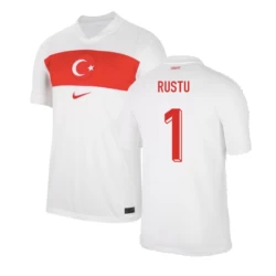 Rustu #1 Truthahn Fußballtrikot EM 2024 Heimtrikot Herren