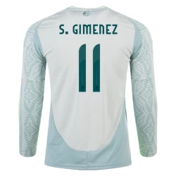 S. Gimenez #11 Mexiko Fußballtrikot Copa America 2024 Auswärtstrikot Herren Langarm