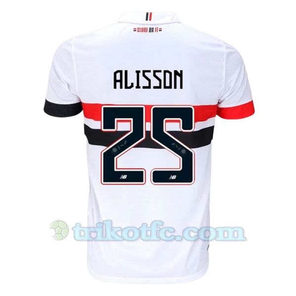 São Paulo FC Alisson #25 Fußballtrikot 2024-25 Heimtrikot Herren