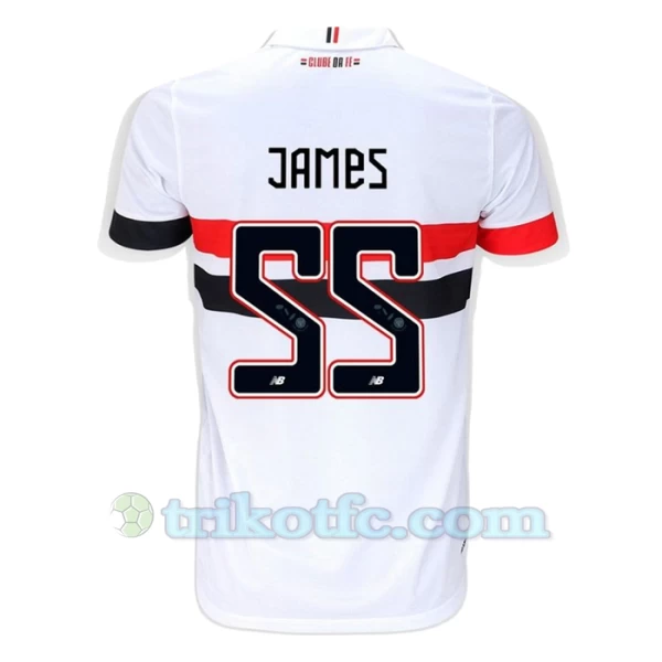 São Paulo FC James Rodriguez #55 Fußballtrikot 2024-25 Heimtrikot Herren