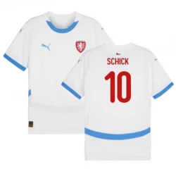 Schick #10 Tschechien Fußballtrikots EM 2024 Auswärtstrikot Herren