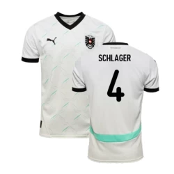 Schlager #4 Österreich Fußballtrikot EM 2024 Auswärtstrikot Herren