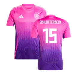 Schlotterbeck #15 Deutschland Fußballtrikot EM 2024 Auswärtstrikot Herren