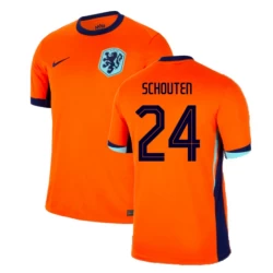 Schouten #24 Niederlande Fußballtrikot EM 2024 Heimtrikot Herren