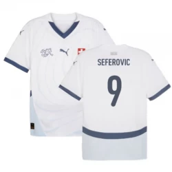 Seferovic #9 Schweiz Fußballtrikots EM 2024 Auswärtstrikot Herren