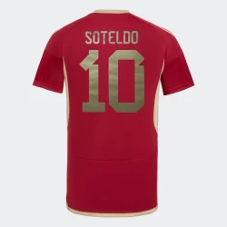 Soteldo #10 Venezuela Fußballtrikot Copa America 2024 Heimtrikot Herren