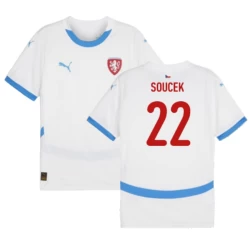 Soucek #22 Tschechien Fußballtrikot EM 2024 Auswärtstrikot Herren