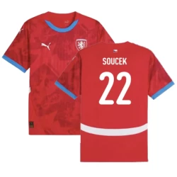 Soucek #22 Tschechien Fußballtrikot EM 2024 Heimtrikot Herren