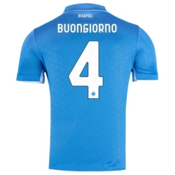 SSC Napoli Buongiorno #4 Fußballtrikot 2024-25 Heimtrikot Herren