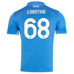 SSC Napoli Lobotka #68 Fußballtrikot 2024-25 Heimtrikot Herren