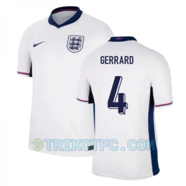 Steven Gerrard #4 England Fußballtrikots EM 2024 Heimtrikot Herren