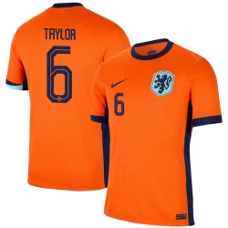 Taylor #6 Niederlande Fußballtrikot EM 2024 Heimtrikot Herren