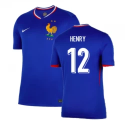 Thierry Henry #12 Frankreich Fußballtrikots EM 2024 Heimtrikot Herren